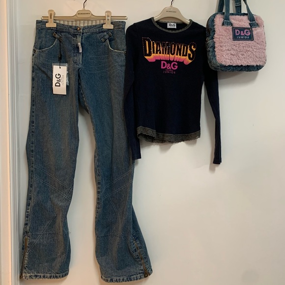 Dolce & Gabbana Junior Rouched Retro Jean - Picture 11 of 12